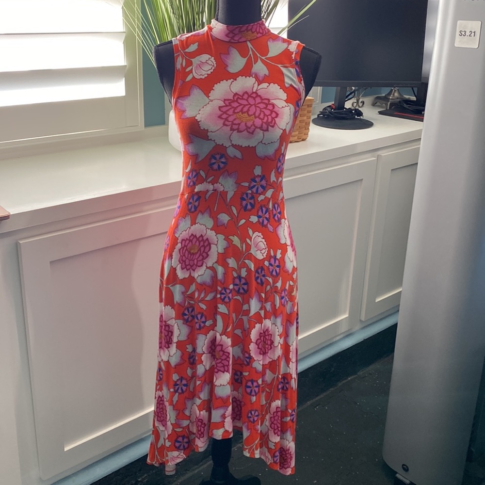 Anthropologie Maeve Cleary Floral Dress size XS